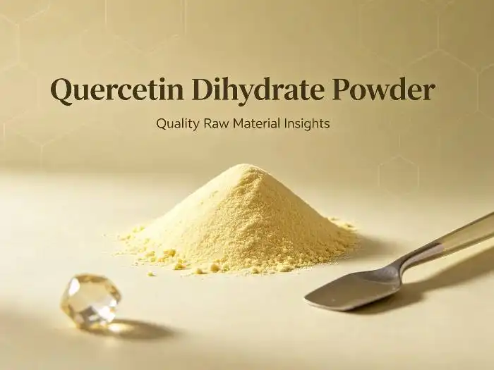 High Purity Quercetin Dihydrate Powder Enhances Consistency in Food and Beverage Applications
